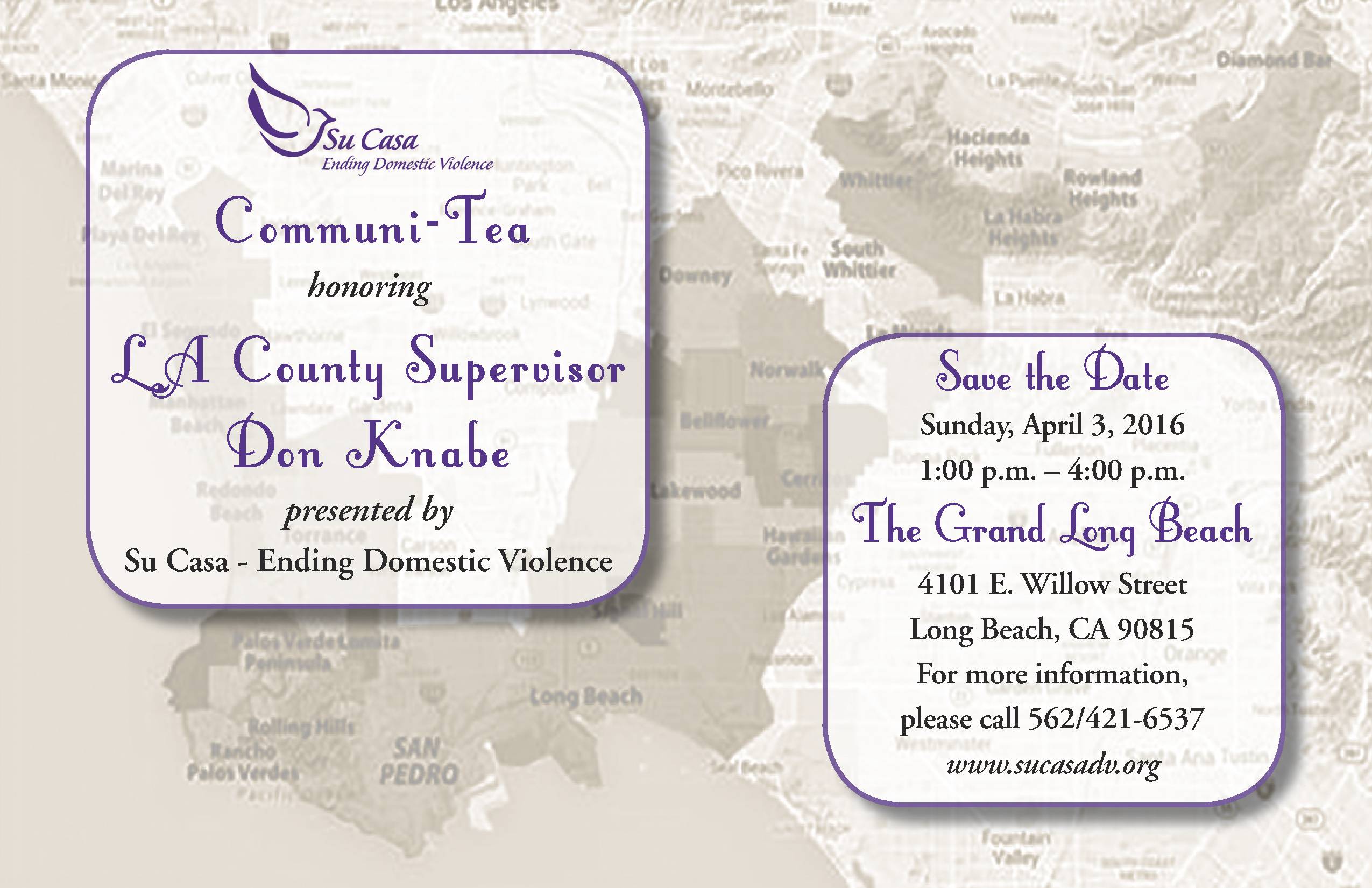 Communi-Tea 2016 Save the Date
